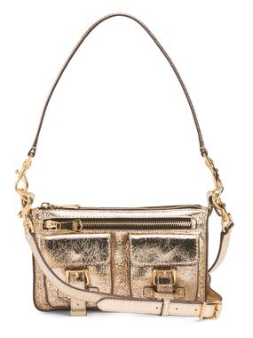 AIMEE Leather Saddle Up Mini Shoulder Bag